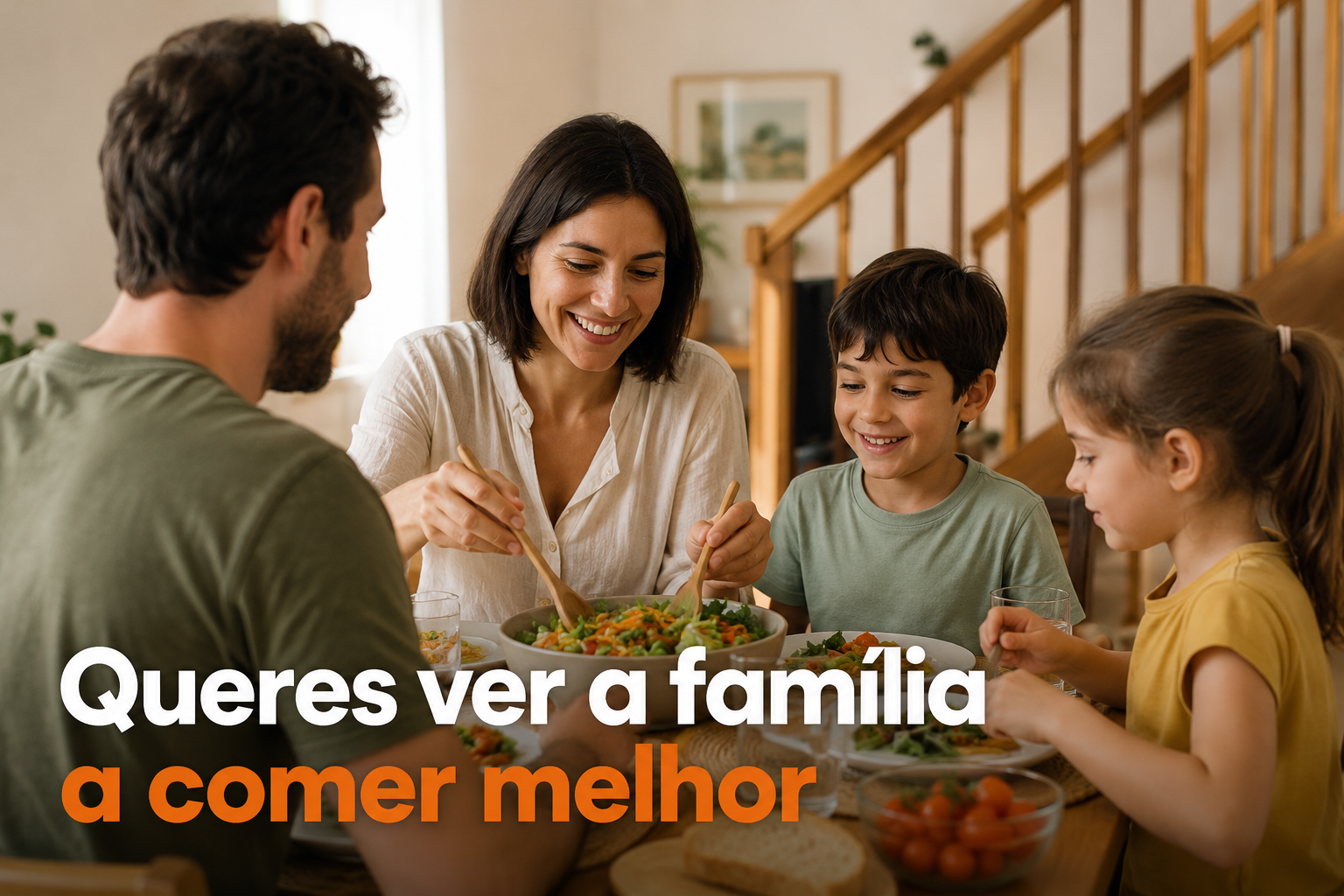 Queres a família a comer melhor